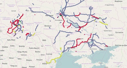 Создана интерактивная карта ремонта автодорог Украины