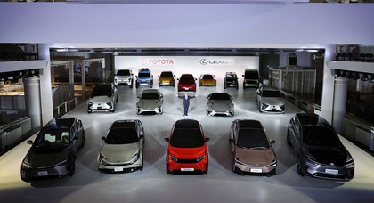 Toyota Motor показала сразу 15 новых электромобилей