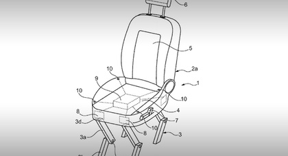 Ford запатентовал шагающее автомобильное кресло 