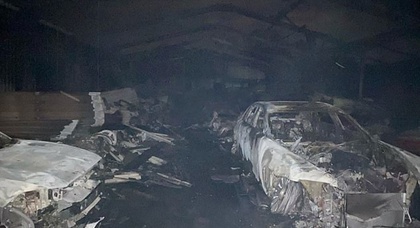 В Англии сгорел гараж суперкаров на десятки миллионов долларов