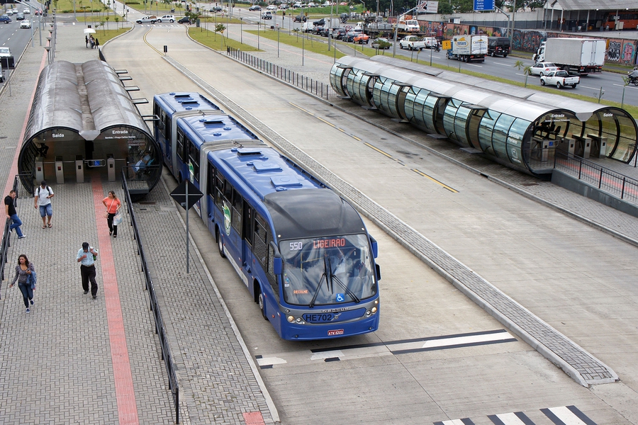 Автобусная система BRT в городе Куритиба