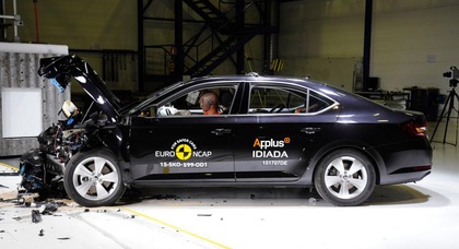 Новая Škoda Superb получила высшую оценку краш-теста Euro NCAP (видео)