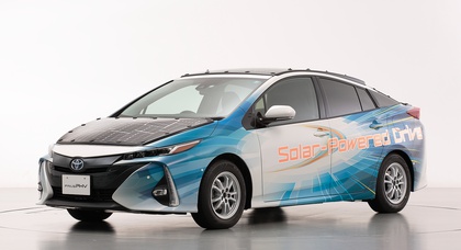 Toyota Prius оснастили солнечными батареями 