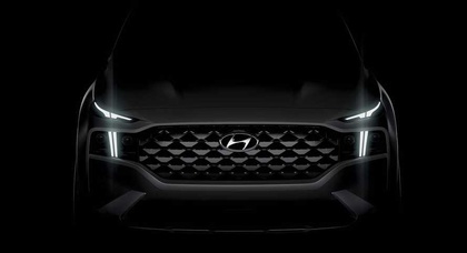 Обновленный Hyundai Santa Fe показал «лицо»  