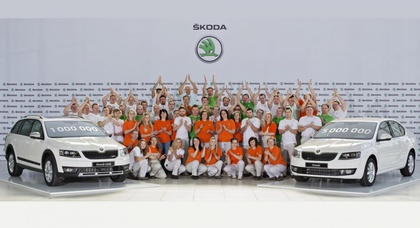 Škoda выпустила миллионную Octavia третьего поколения