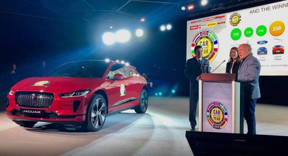 Jaguar I-Pace — европейский автомобиль 2019 года