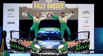 Украинцы сохранили первое место в общем зачёте WRC2 `