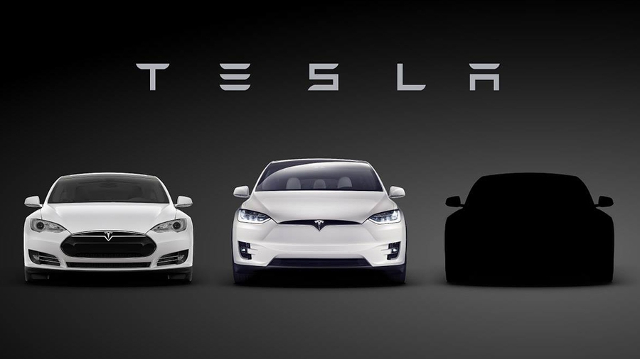 Тизер Tesla Model 3
