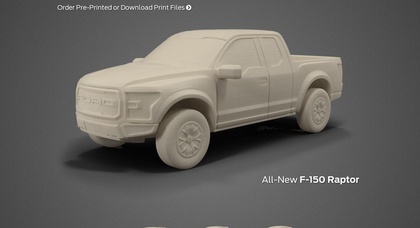 Ford открыл онлайн магазин 3D печати