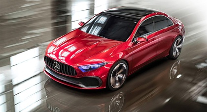 Mercedes-Benz представил прототип Concept A Sedan 