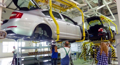Производство легковых авто в Украине выросло за месяц на 256%