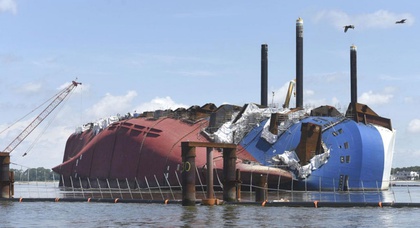 Кроссоверы Kia назвали виновниками крушения судна MV Golden Ray, перевозившего тысячи автомобилей