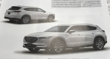 Скан официальной брошюры с изображением Mazda CX-8 попал в сеть
