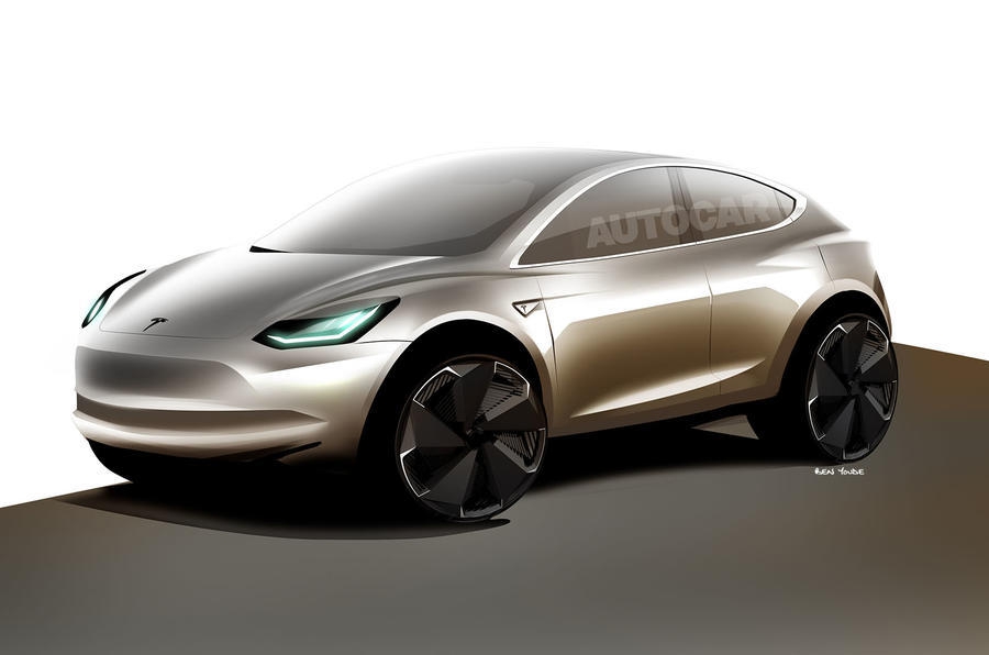 Таким видят будущий Tesla Model Y дизайнеры Autocar