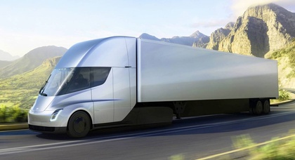 Выход электрического грузовика Tesla Semi откладывается еще на год 