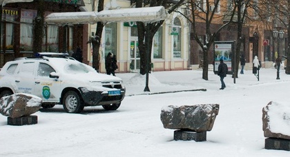 МВД охраняет Дерибасовскую от водителей