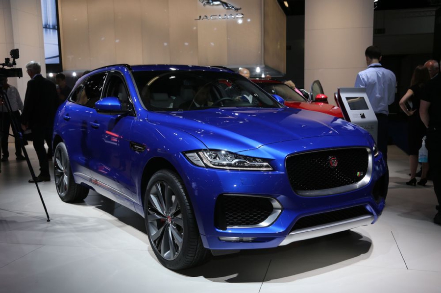 Jaguar F-Pace на моторшоу во Франкфурте