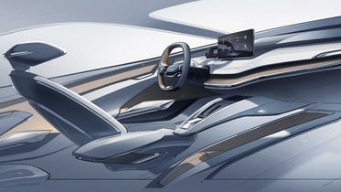 Škoda показала интерьер электрического кроссовера Vision iV