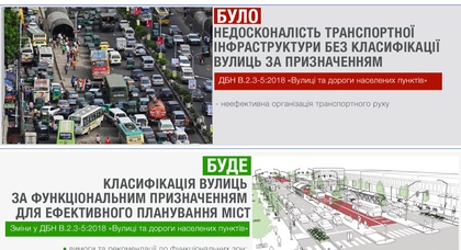 В Украине хотят ввести «европейскую» классификацию улиц 