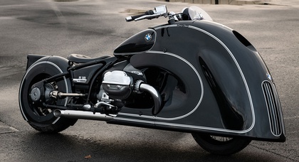 Кастом-проект на базе круизера R18 снабдили «ноздрями» в духе автомобилей BMW