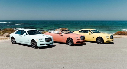 В Пеббл-Бич дебютировала коллекция пастельных Rolls-Royce 