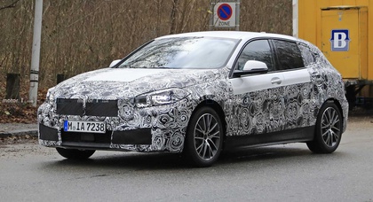 Прототип нового BMW 1 Series заметили на тестах