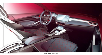 Škoda показала салон концепт-кара Vision RS