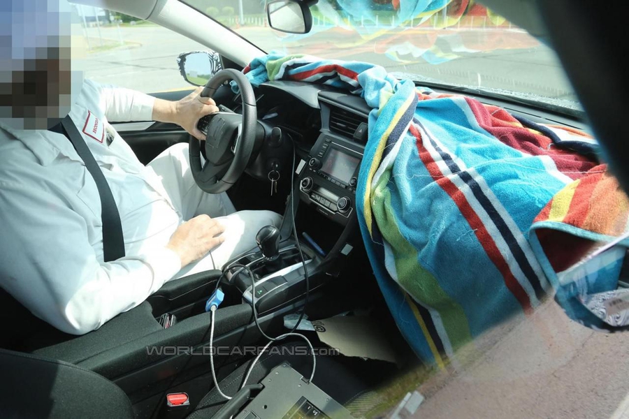 Civic Interior Spy Photo