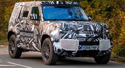Новый Land Rover Defender заметили в серийном кузове