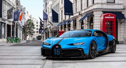 В Лондоне дебютировал Bugatti Chiron Pur Sport  