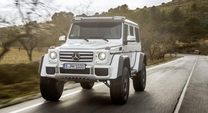 Экстремальный Mercedes G500 4x4² будет стоить как  2 обычных «Гелендвагена»