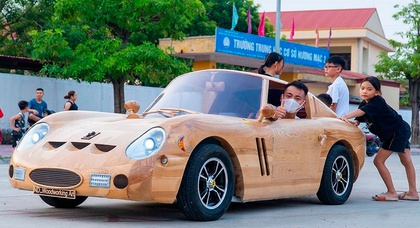 Во Вьетнаме построили деревянный Ferrari 250 GTO