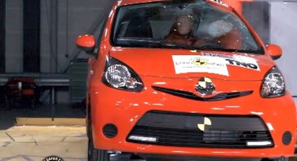Euro NCAP разбил «малышей» Citroen, Peugeot и Toyota (видео краш-тестов)