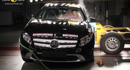 Mercedes-Benz GLA справился с краш-тестами Euro NCAP