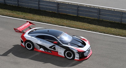 Audi рассекретила электрический прототип спорткара E-tron Vision Gran Turismo