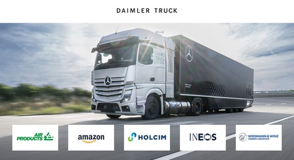 Daimler Trucks будує перші вантажівки на рідкому водні для тестового парку клієнтів