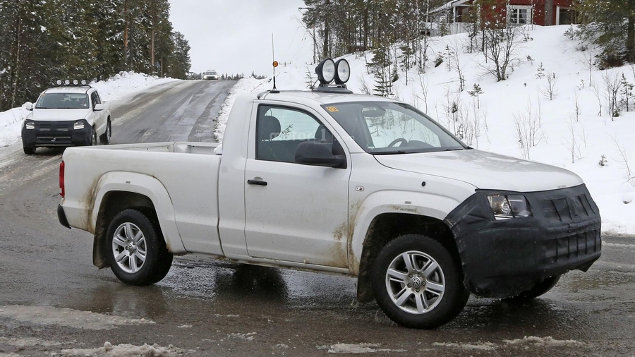 Обновленный Volkswagen Amarok на дорожных испытаниях Volkswagen Amarok