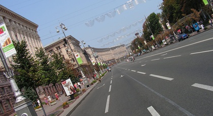 В центре Киева ограничат движение из-за празднования Всеукраинского дня благодарения 