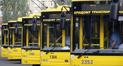 Общественный транспорт в Киеве начал «ползать» по картам в онлайне