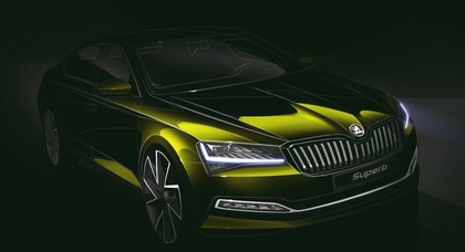 Škoda провела виртуальную презентацию обновленного Superb 