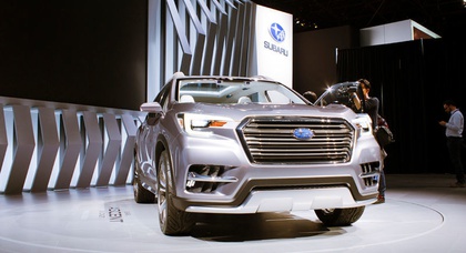 Subaru Ascent показали на автосалоне в Нью-Йорке