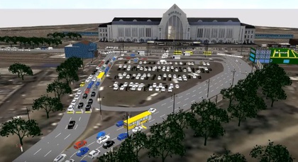 Опубликованы проекты реконструкции площади перед ж/д вокзалом в Киеве
