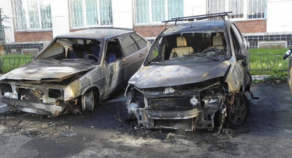 В Киеве поймали поджигателя автомобилей