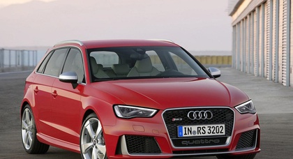 Audi представила «заряженный» хетчбэк RS3 Sportback