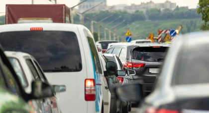 В Киеве оценили увеличение трафика на основных дорогах