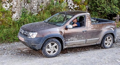 Пикап Dacia Duster выехал на тесты