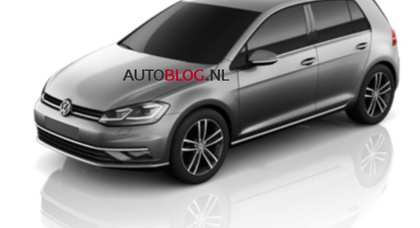 Обновлённый Volkswagen Golf VII рассекретили в сети