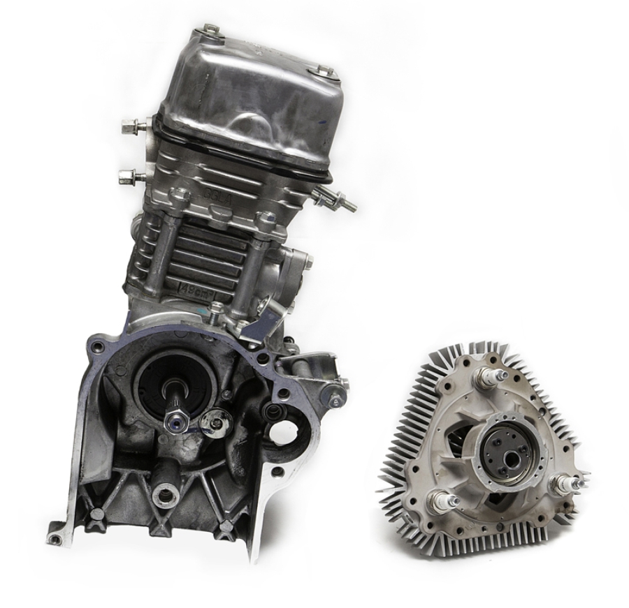 49-кубовый двигатель Honda и мотор LiquidPiston X Mini engine