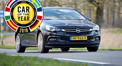 Opel Astra назвали «Автомобилем года» в Европе