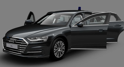 Audi выпустила новый бронированный седан A8 L